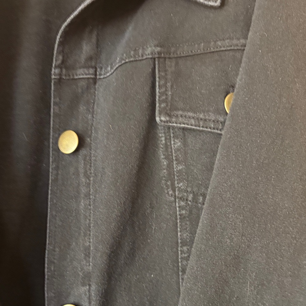 NWT Habitat Classic Black Jean Jacket - Picture 4 of 6